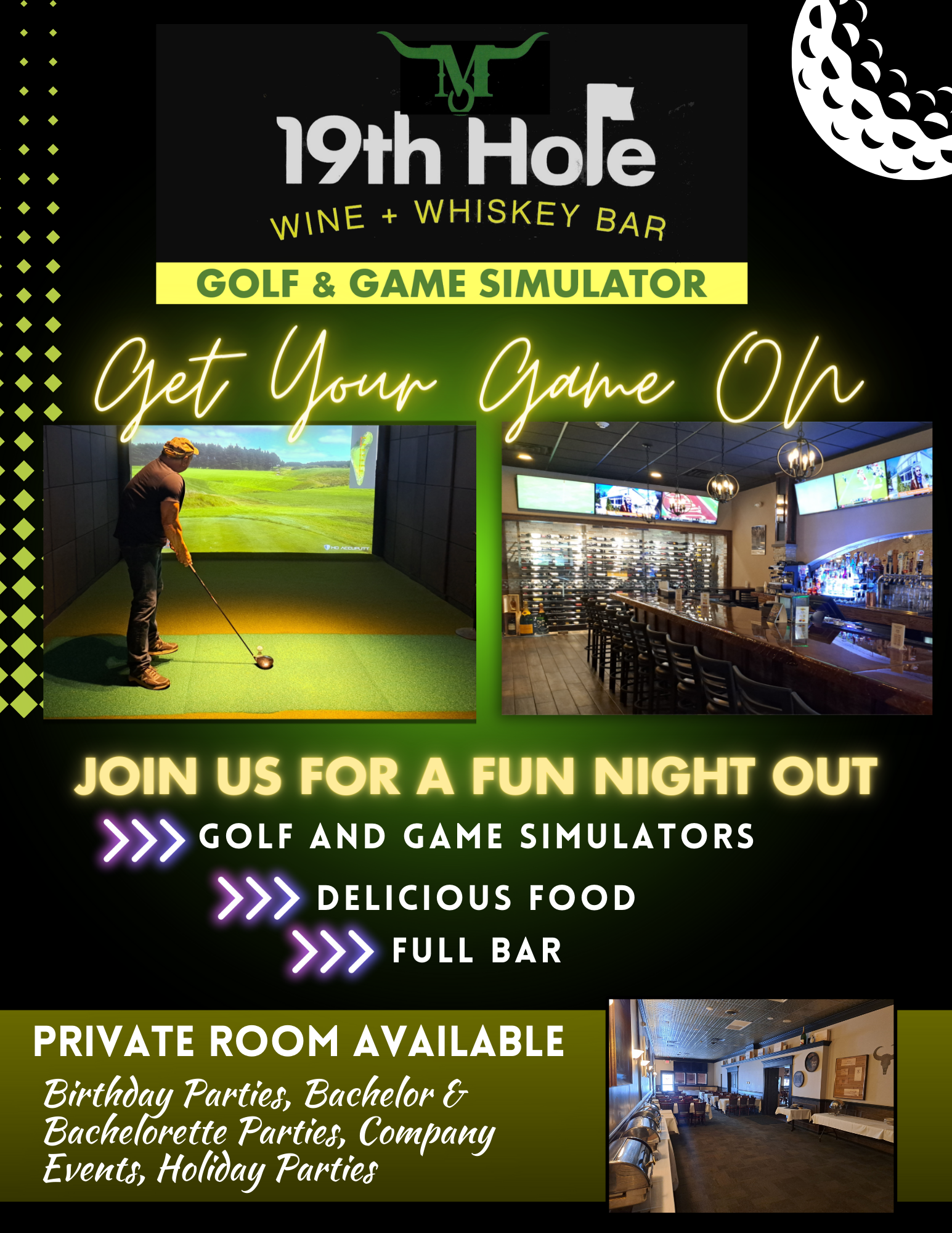 19th hole   night out